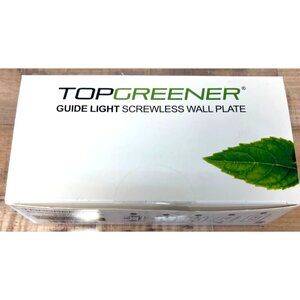 TopGreener Guide Light, Screwless Wall Plate Auto On/Off Energy Efficient